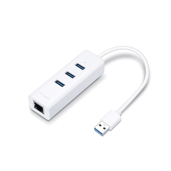 TP-LINK UE330 USB 3.0 3-Port Hub & Gigabit Ethernet Adapter 2 in 1 USB Adapter price in Paksitan