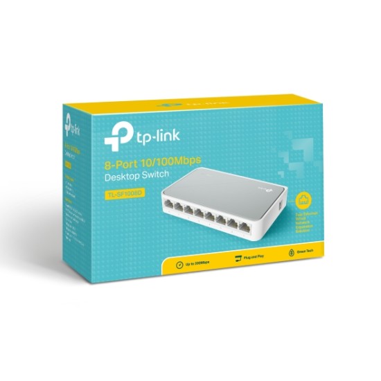 TP-Link TL-SF1008D 8-Port 10/100Mbps Desktop Switch price in Paksitan
