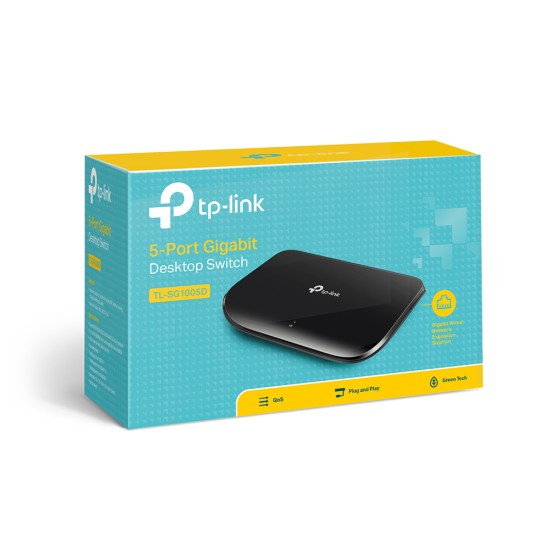 TP-LINK TL-SG1005D 5-Port Gigabit Desktop Switch price in Paksitan