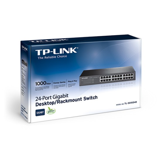 TP-LINK TL-SG1024D 24-Port Gigabit Desktop/Rackmount Switch price in Paksitan