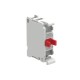 Lovato Electric Push Button With Mounting Block Red (NC)