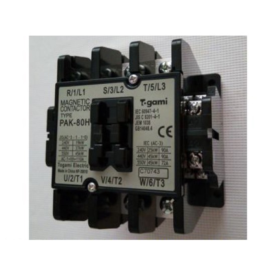 Togami PAK-80H Magnetic Contactor price in Paksitan