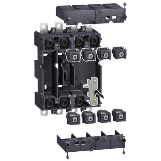 Schneider Plug-in Base Kit Front/Rear Connected 4 Pole LV429267 price in Paksitan