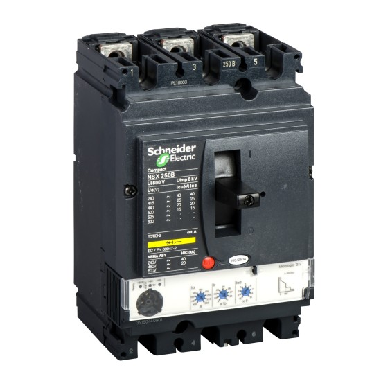 Schneider Circuit Breaker Compact NSX100B Micrologic 2.2 100 A 3 Pole 3d price in Paksitan