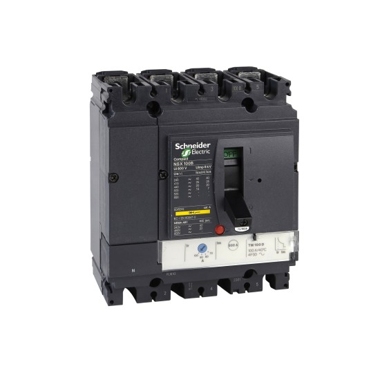 Schneider Circuit Breaker Compact NSX100B TMD 40A 4Pole 4d price in Paksitan