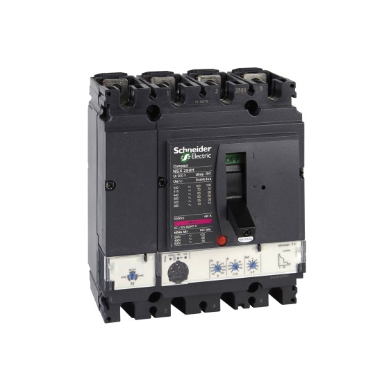 Schneider Circuit Breaker Compact NSX250B Micrologic 2.2 250A 4Pole 4d price in Paksitan