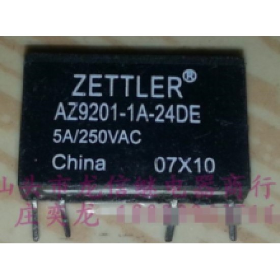 Zettler 250V 5A AZ9201-1A-24DE price in Paksitan
