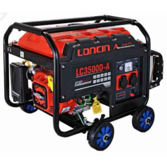Loncin LC3500DA 2.5 KW Petrol & Gas Generator