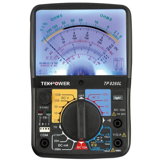 Tekpower TP8260L Analog Multimeter With Back Light price in Paksitan