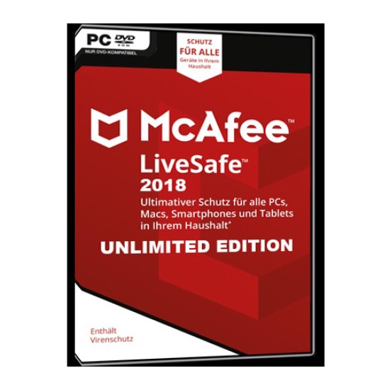 McAfee LiveSafe 2018 Unlimited Edition price in Paksitan