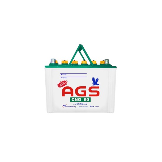 AGS CNG60 12V Light Battery price in Paksitan