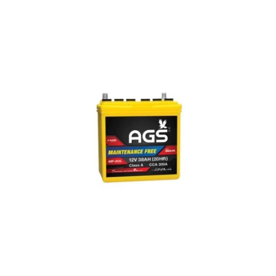 AGS MF-50L 11PL 38Ah Maintenance Free Lead Acid Battery price in Paksitan