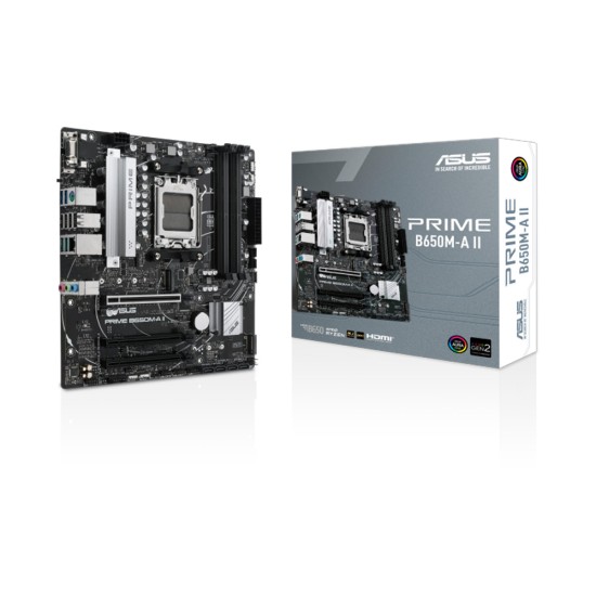 ASUS Prime B650M-A II DDR5 AMD AM5 microATX Motherboard ASUS Prime B650M-A II DDR5 AMD AM5 microATX Motherboard