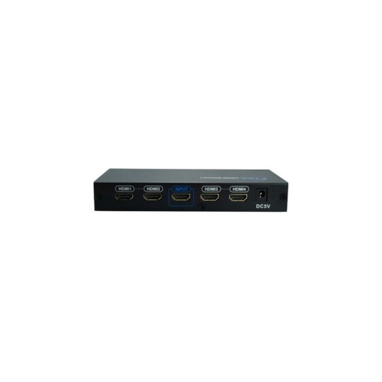 Black Copper HDMI Splitter 4 Port price in Paksitan