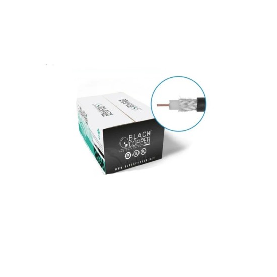 Black Copper RG6 Coaxial Mixing Copper Cable 305 Meter ( 1000 Feet ) price in Paksitan