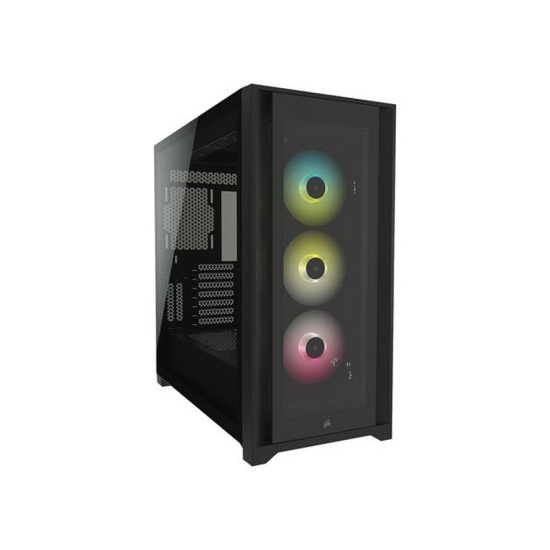 Corsair CC-9011212-WW iCUE 5000X RGB Tempered Glass Mid-Tower ATX PC Smart Case Corsair CC-9011212-WW iCUE 5000X RGB Tempered Glass Mid-Tower ATX PC Smart Case