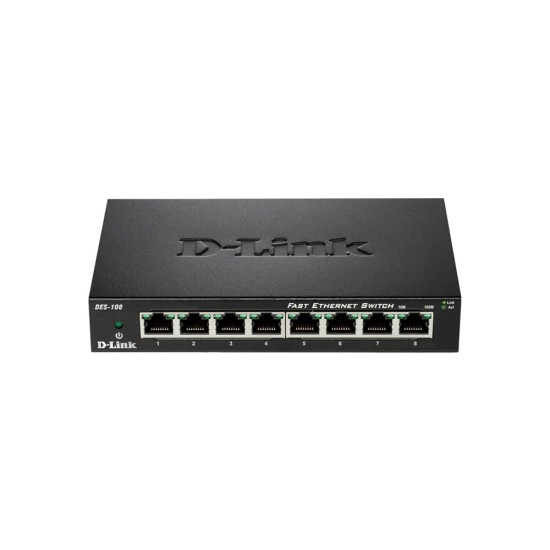 D-Link DES‑108 8‑Port Unmanaged Desktop Switch price in Paksitan