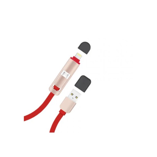 Dany DU-20 (Standard Dual 2 in 1 Android/Iphone Cable) price in Paksitan