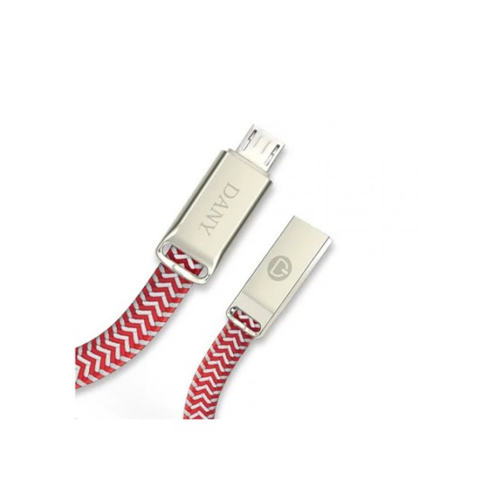 Dany GA-210 Glow Alloy Cable (Android Cable) price in Paksitan