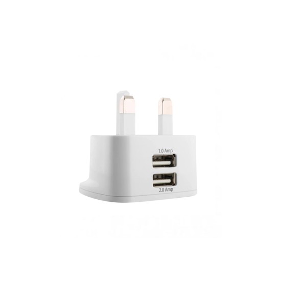 Dany H-82 "T" Shape 2 USB UK Home Charger 2.1A price in Paksitan