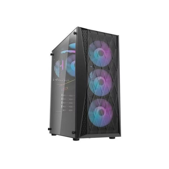 Dark Flash DK352 ATX Gaming Case with 4 RGB Fan (Black) Dark Flash DK352 ATX Gaming Case with 4 RGB Fan (Black)