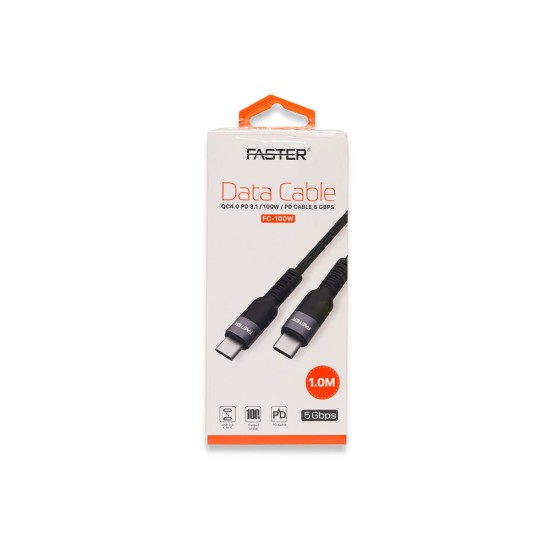 Faster FC-100W Type-C To Type-C PD Cable price in Paksitan