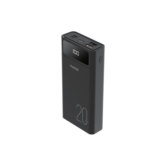 Faster S20 PD Qualcomm Quick Charge 3.0 Power Bank 20000MAh price in Paksitan