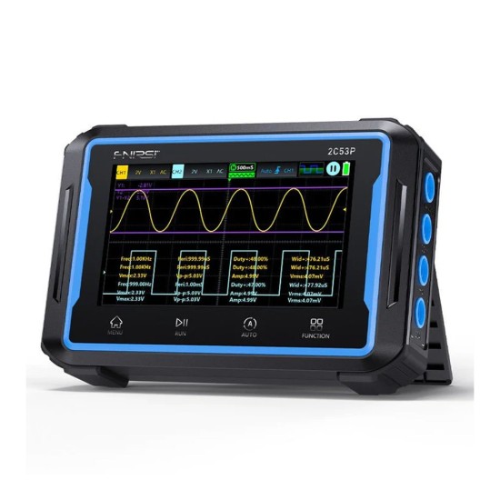 FNIRSI® 2C53P 3-IN-1 50MHz 250MS/s Touchable Oscilloscope FNIRSI® 2C53P 3-IN-1 50MHz 250MS/s Touchable Oscilloscope
