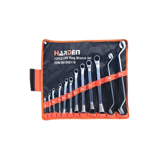 Harden 540110 12Pcs Double End Ring Spanner price in Paksitan