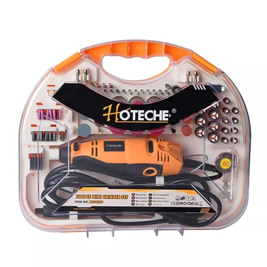 Hoteche P801201 210 Pcs Mini Grinder Set