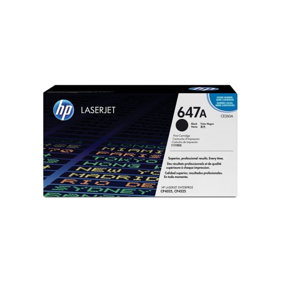 HP 647A Black Original LaserJet Toner Cartridge CE260A price in Paksitan
