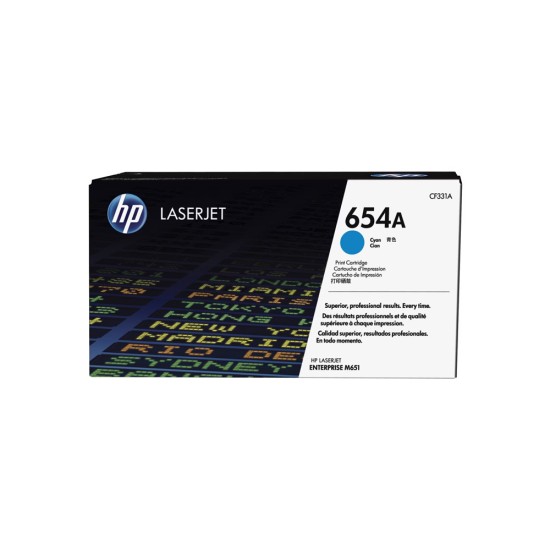 HP LaserJet 654A Cyan Original CF331A Toner Cartridge price in Paksitan