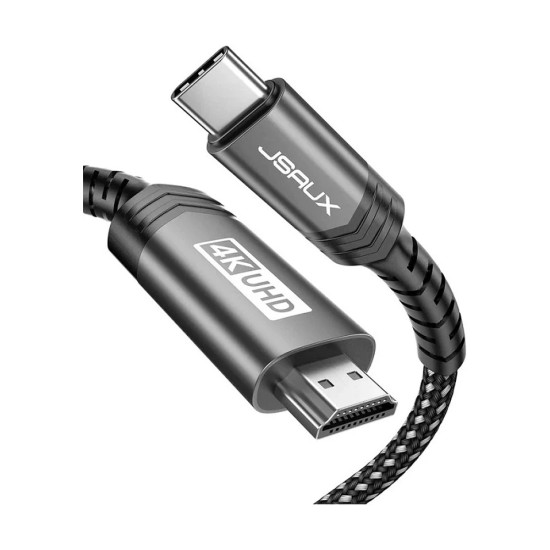 Jsaux CV0030 USB-C Male To HDMI Male 4K 60HZ Cable price in Paksitan Jsaux CV0030 USB-C Male To HDMI Male 4K 60HZ Cable price in Paksitan