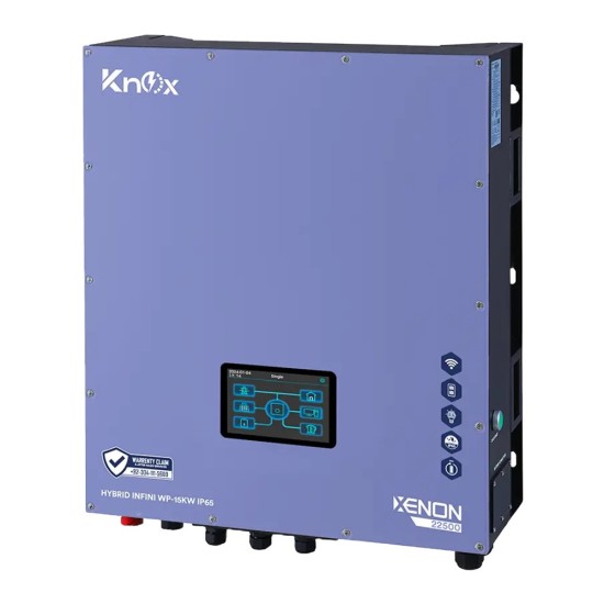 Knox Xenon IP65 12kW PV18000 Hybrid Solar Inverter Knox Xenon IP65 12kW PV18000 Hybrid Solar Inverter