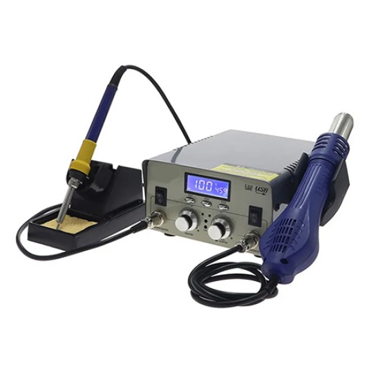 Koocu 2018D+Heat Gun Soldering iron SMD Rework 2in1 Station Koocu 2018D+Heat Gun Soldering iron SMD Rework 2in1 Station
