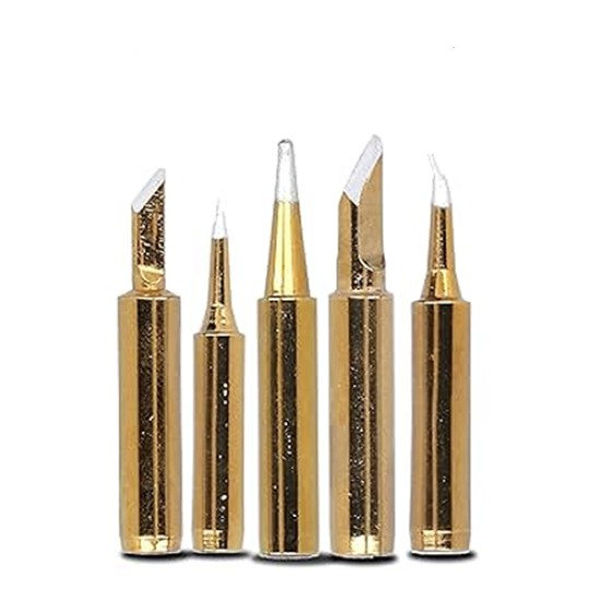 KOOCU [5Pcs] Gold Soldering Bit Set Tip