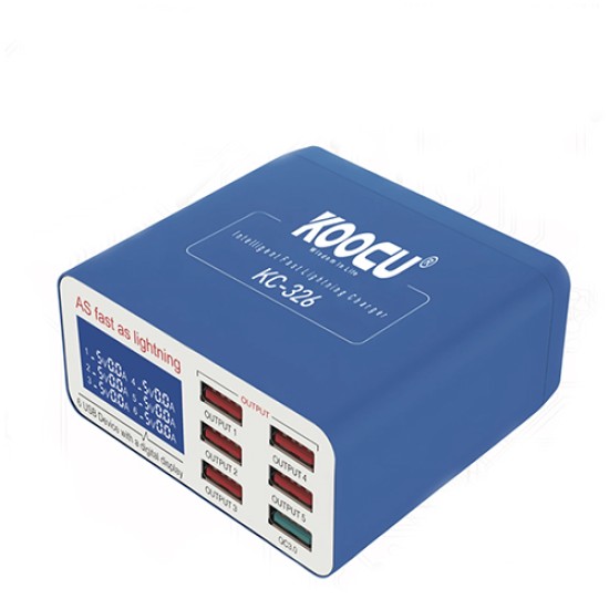 Koocu KC-326 6 Port USB Charger Koocu KC-326 6 Port USB Charger