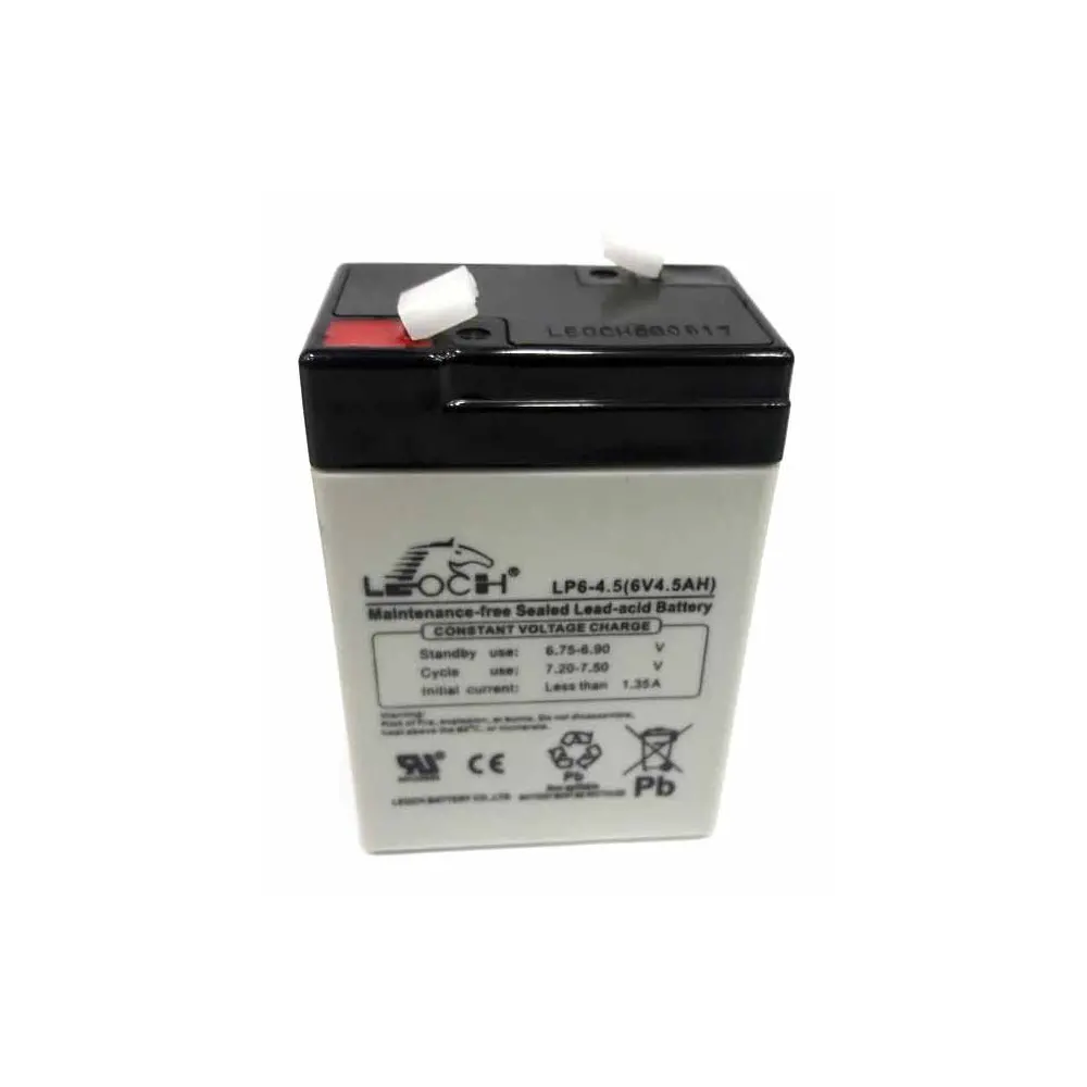 Leoch DJW6-4.5 6V 4.5Ah Replacement Battery (12 Pack)