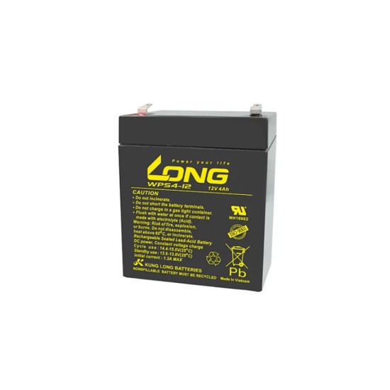 Long 12V 4AH Dry Maintenance Battery (WPS4-12) price in Paksitan