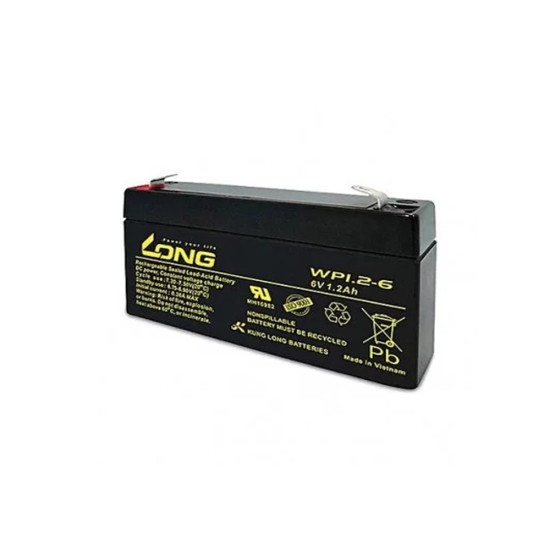Long 6V 1.2Ah Dry Maintenance Battery (WP1.2-6) price in Paksitan