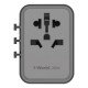 Momax 1-World 3-Port Travel Charger 20W Momax 1-World 3-Port Travel Charger 20W