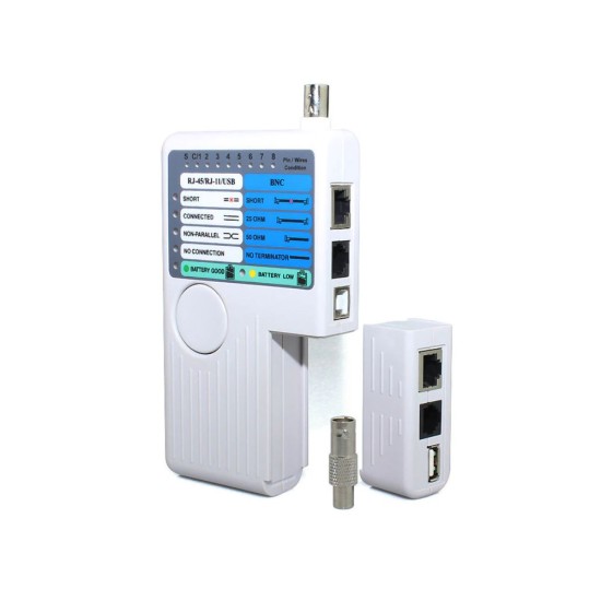 Fisco RJ45/RJ11/ USB Remote Cable Tester price in Paksitan Fisco RJ45/RJ11/ USB Remote Cable Tester price in Paksitan