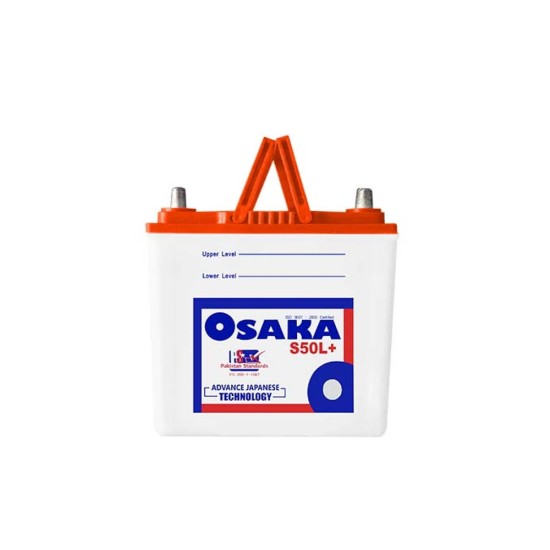 Osaka S50L+ Lead Acid Battery 9 Plates 34 AH price in Paksitan