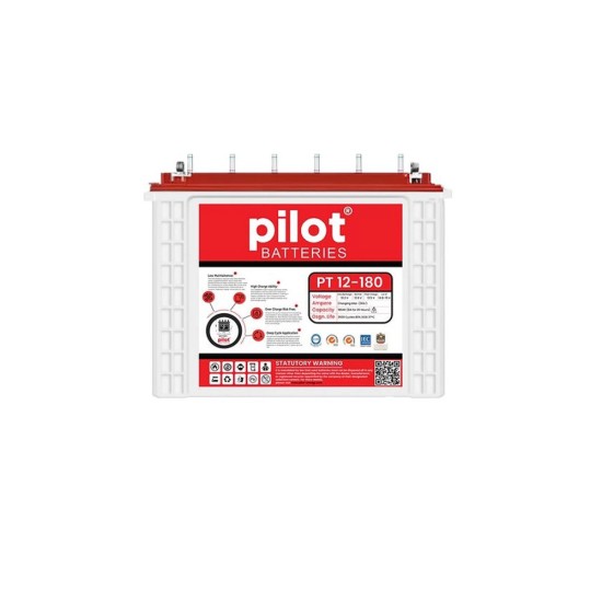 Pilot PT12-180 180Ah OPZS Tubular Battery price in Paksitan