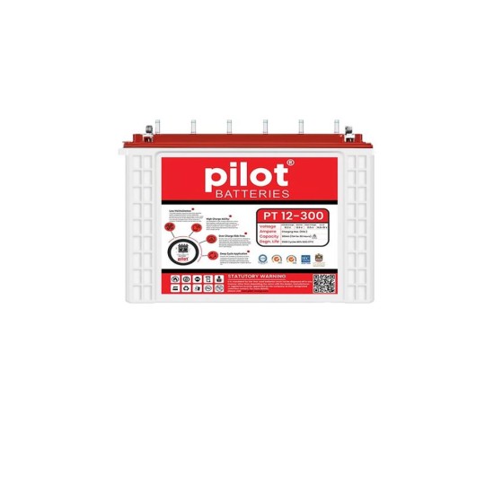 Pilot PT12-300 300Ah OPZS Tubular Battery price in Paksitan