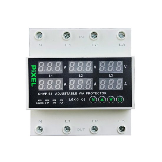 Pixel Voltic 63Amp Three Phase Protector price in Paksitan Pixel Voltic 63Amp Three Phase Protector price in Paksitan