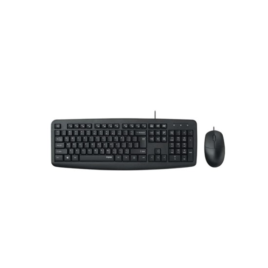 Rapoo NX1600 Wired Optical Keyboard & Mouse Combo Rapoo NX1600 Wired Optical Keyboard & Mouse Combo