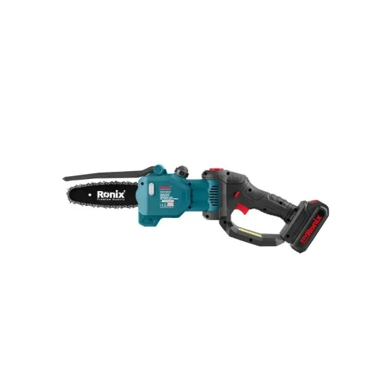 Ronix 8600 Cordless Mini Chain Saw 20V 2.0ah 3800rpm Power Tool Set Electric Saw Portable Home Garden Power Tool