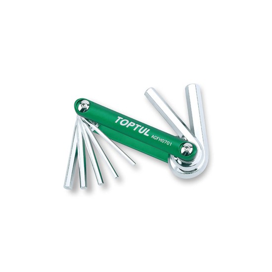 Toptul AGFH0701 7pcs Foldable Hex Key Wrench Set price in Paksitan