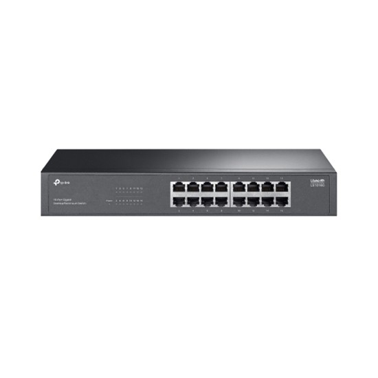 TP-Link LS1016G 16-Port Gigabit Desktop/Rackmount Switch TP-Link LS1016G 16-Port Gigabit Desktop/Rackmount Switch